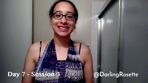 Nerdy black girl, fellate, gag reflex test